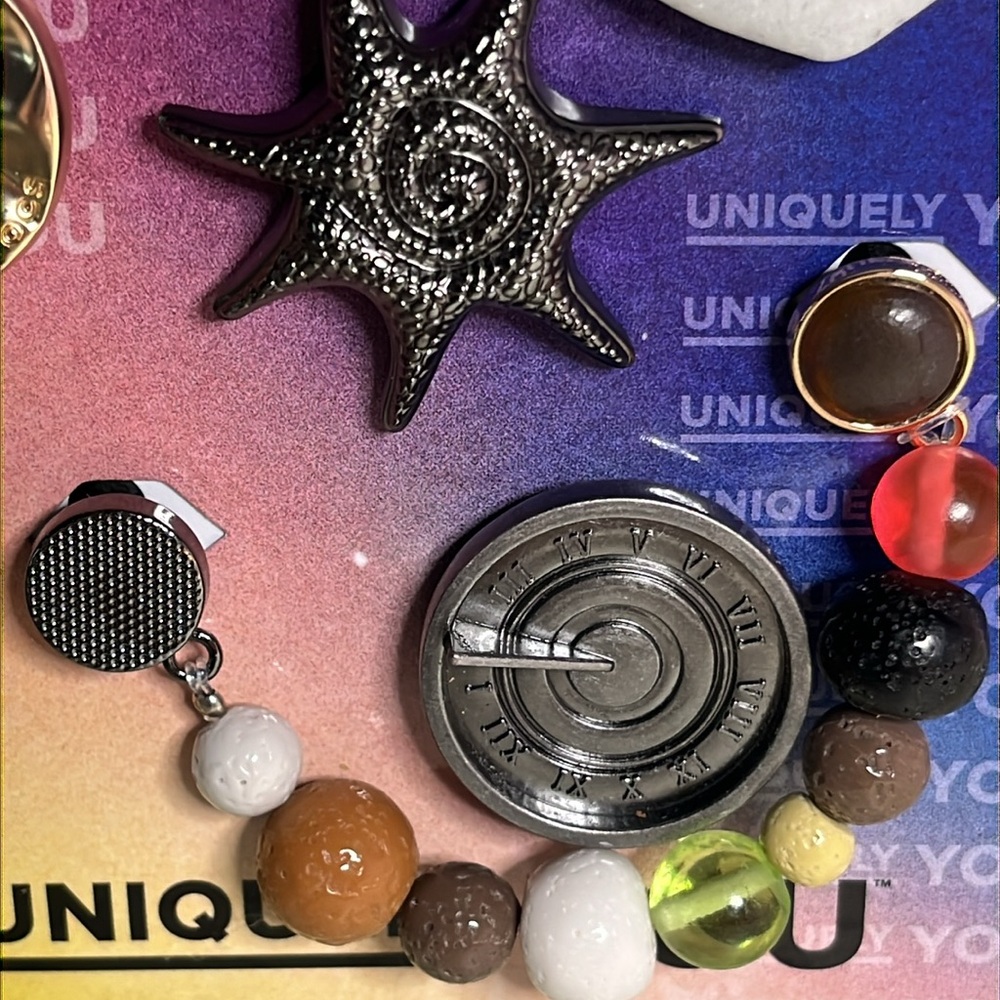 Jibbitz Charms Unique Collection with Black and White Accents - Picture 5 of 6